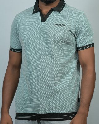 Picture of Shohure Sky Blue Color Polo Tshirt Sky Blue