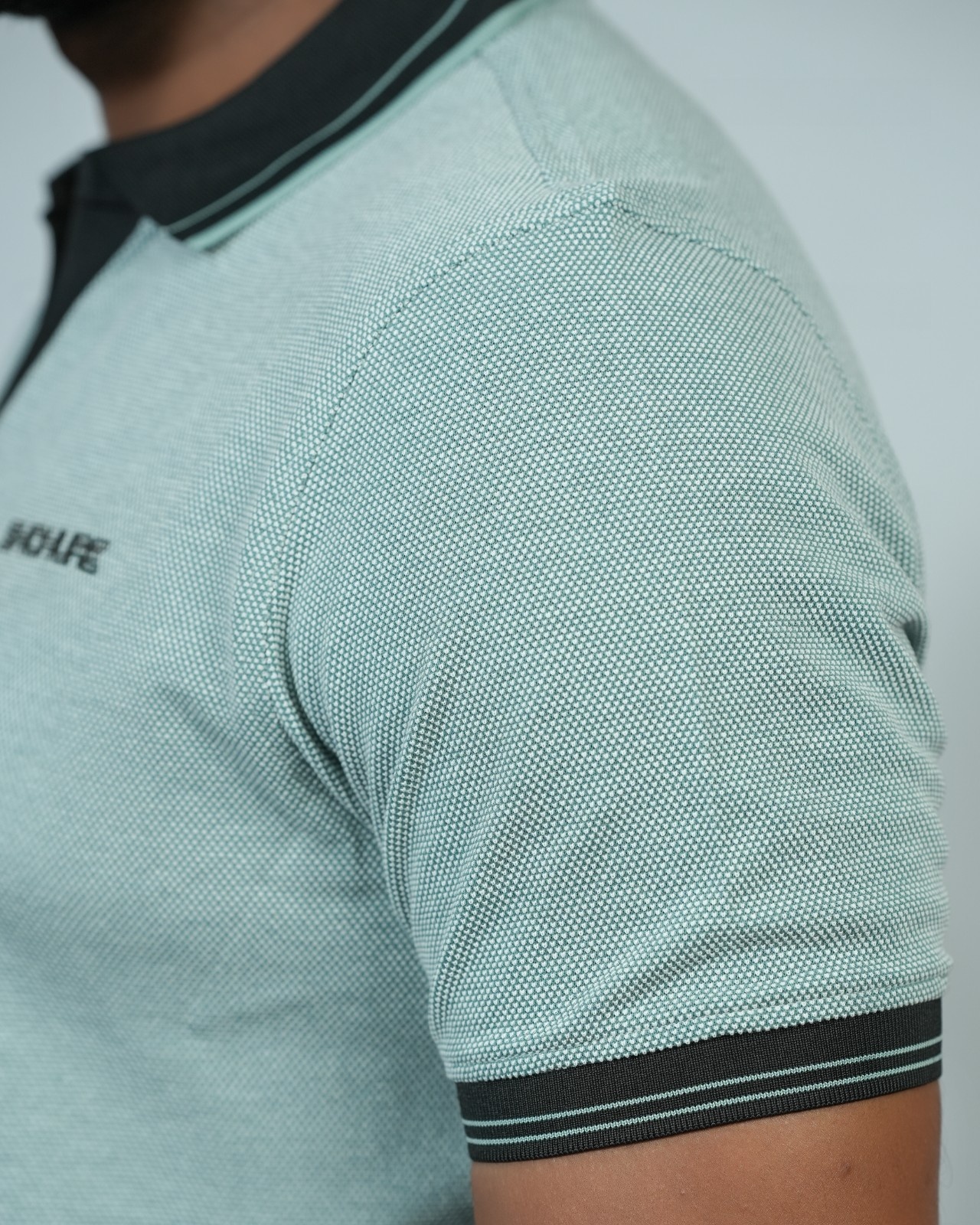 Picture of Shohure Sky Blue Color Polo Tshirt Sky Blue