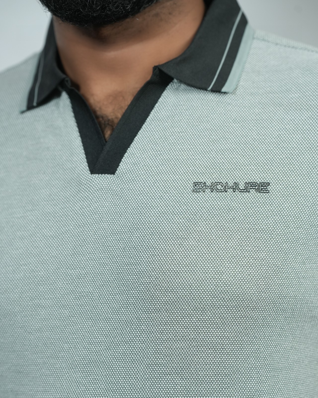 Picture of Shohure Olive Color Polo Tshirt Olive
