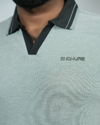 Picture of Shohure Olive Color Polo Tshirt Olive