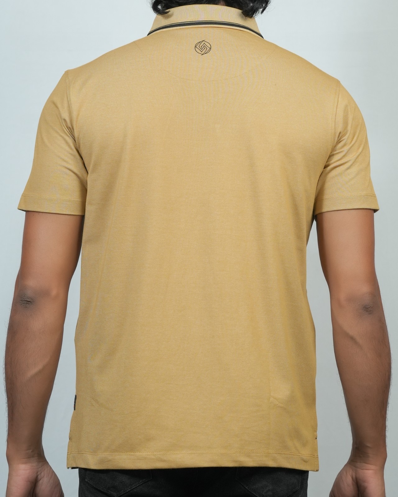 Picture of Shohure Golden Yellow Color Polo Tshirt Golden Yellow