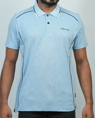 Picture of Shohure Sky Blue Color Polo Tshirt Sky Blue
