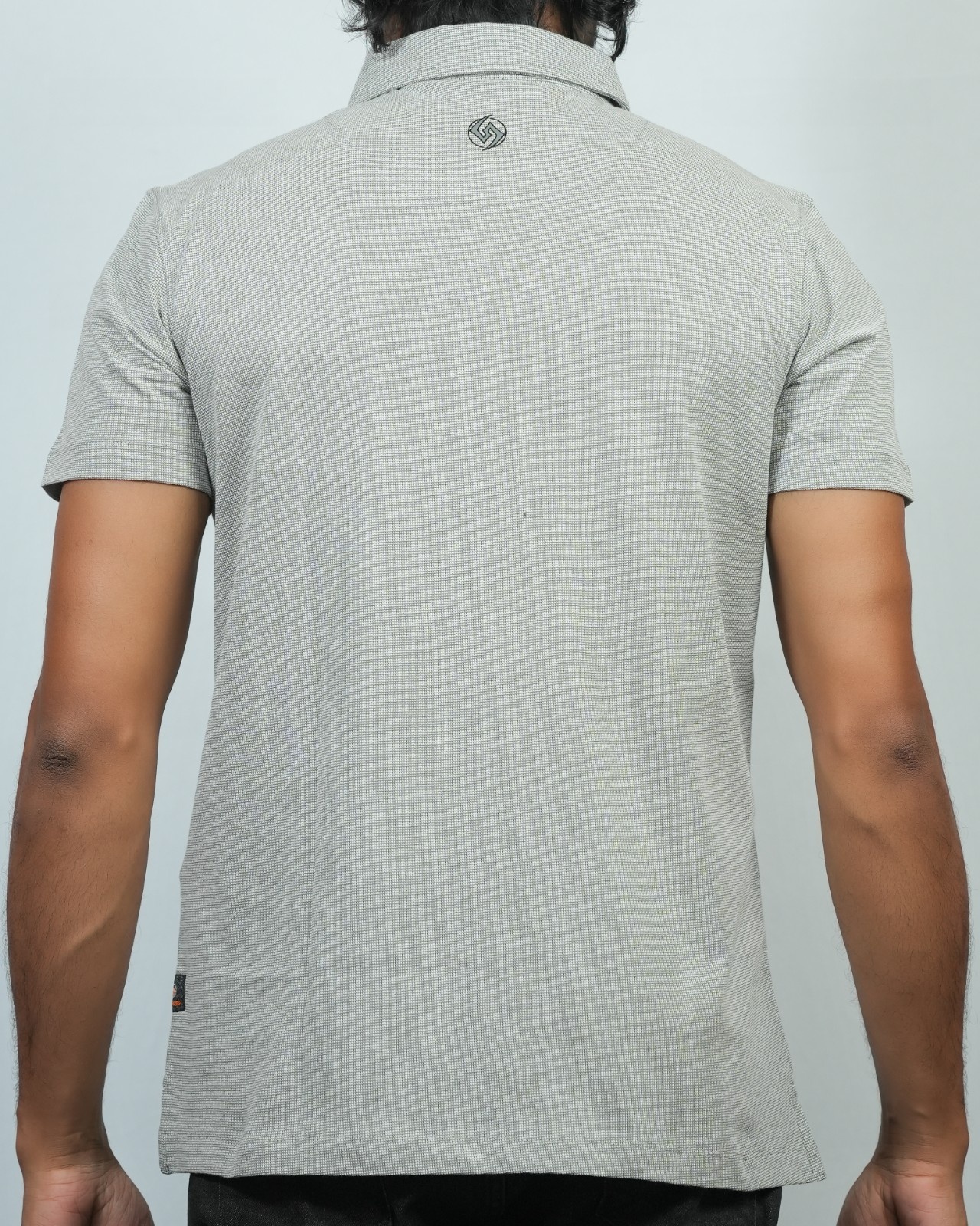 Picture of Shohure Olive Color Zipper Polo Tshirt Olive