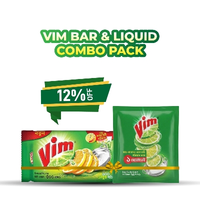 Picture of Vim Bar & Liquid Combo Pack(300g+75g)