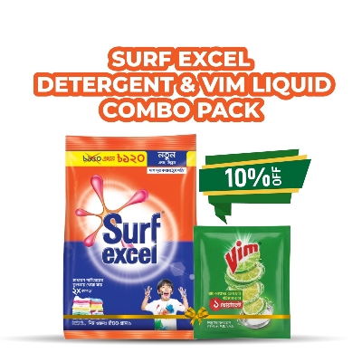 Picture of Surf Excel Detergent & Vim Liquid Combo Pack(500g+75ml)