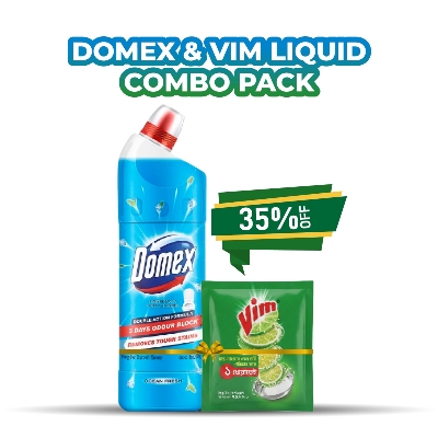 Picture of Domex & Vim Liquid Combo Pack(500ml+75ml)