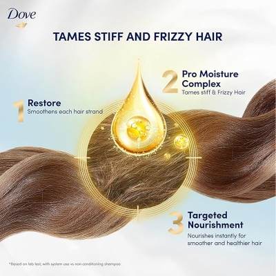 Picture of DOVE SHAMPOO 330ML STRIGHT & SILKY