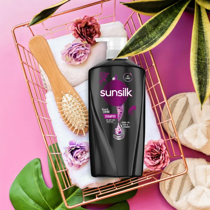 Picture of SUNSILK SHAMPOO 625ML BLACK SHINE