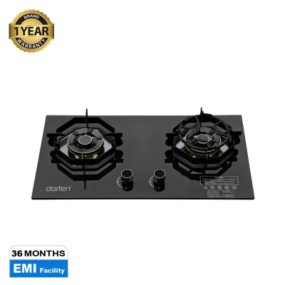 Picture of DORFEN Glass Gas Stove with 2-Burners - 30x18