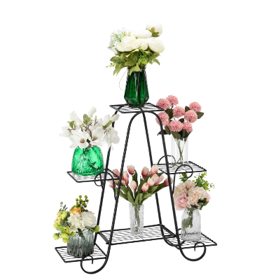 Picture of Wall Flower Vase With hanger, Wall Mounted Showpiece Holder, Wall Rack Craft Item Making Alternative Wooden Black