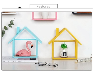 Picture of MiniMax Home Decor Storage Rack House (1 Piece) Black