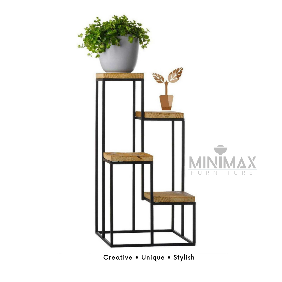 Picture of MiniMax Indoor Plant Stand (Rack) Black