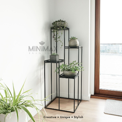 Picture of MiniMax Indoor Plant Stand (Black) Black
