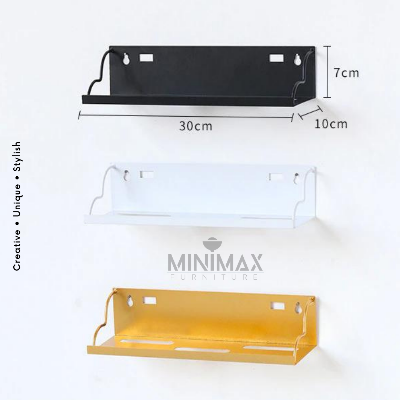 Picture of MiniMax Wall Hanging Shelf (Set of 02) Black