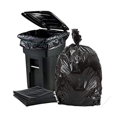 Picture of BLACK (24" X18") 25PCS Trash Bag / Poly Bag / Garbage Bag / Moyla Felar Bag / Polibag