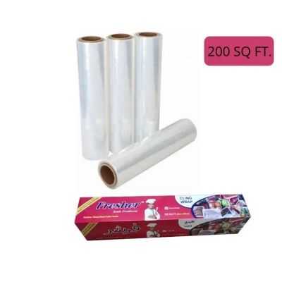 Picture of Fresher Plastic Vinyl Film 60m Roll The best food wrapping paper for keeping food fresh