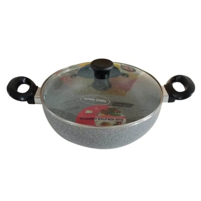 Picture of Kiam Marble Coated Karai With Glass Lid 22cm