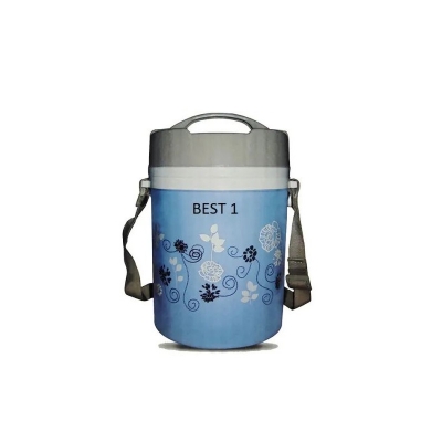 Picture of Kiam Monalisa Steel Hot Tiffin Carrier or Lunch Pot (Blue)