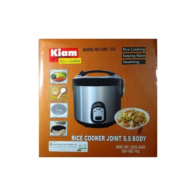 Picture of Kiam Rice cooker SS Delux (JB) (One SS Bati) Joint Body DJBS-332 1.8 Ltr.