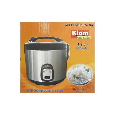 Picture of KIAM Rice Cooker SS Delux (JB) 1.8 ltr DJBS-302