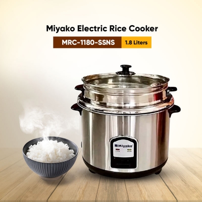Picture of Miyako 1.8 LTR Double Pot Rice Cooker MRC-8718