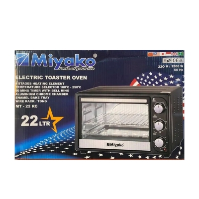 Picture of Miyako 22-LiterElectric Toaster Oven Mt-22Rc - Explore Versatile Cooking With Miyako'S Electric Toaster Oven Offering A 22-Liter Capacity (Silver)