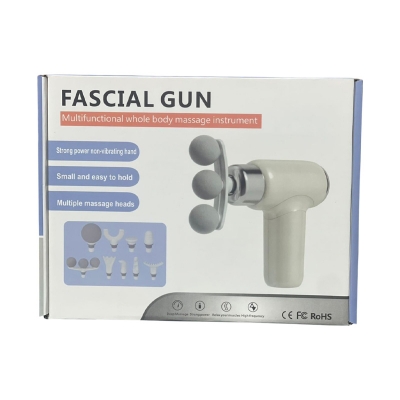 Picture of Multi-Head Muscle Massager with 9-Head Interchangeable Heads, Deep Tissue Handheld Relaxation Tool for Neck, Shoulder, Back