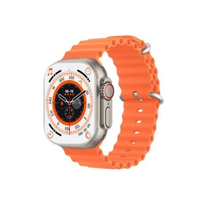 Picture of New T800Ultra smart watch S8 Ultra 49mm Bluetooth call heart rate pressure oxygen thermometer step information 45mm (Silver)