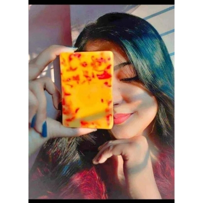 Picture of Saffron Goat Milk soap Handmade