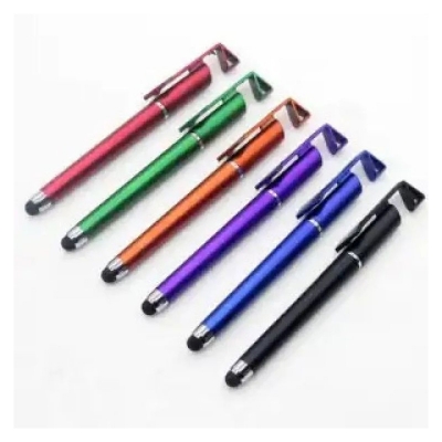 Picture of Universal 3 in 1 Capacitive Stylus Pen with Mobile Stand Holder 3pcs