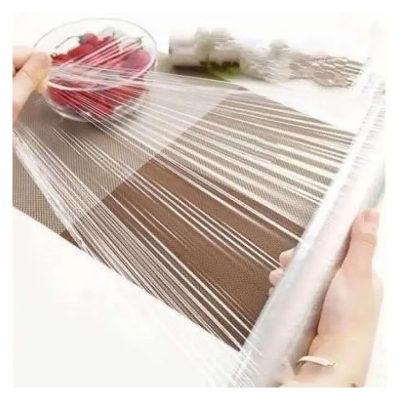 Picture of Vinyl Film Plastic Wrapping Paper Roll 60 meter Ideal food Wrapping paper for Keeping Food Fresh