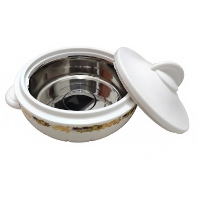 Picture of KIAM Galaxy Stainless Steel Food Hot pot - 4500 ML (White)