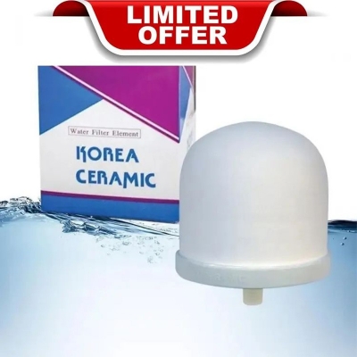 Picture of Korea Water Filter Dome Filter, Ceramic Dome Replacement Water Filter, Ceramic Filter Cartidge (White)