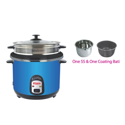 Picture of Steel (One SS Bati & One Coating Bati) Straight (1.8 Ltr)