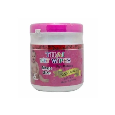 Picture of Thai Wet Wipes For baby 230 PCS (Mega) (Pink)