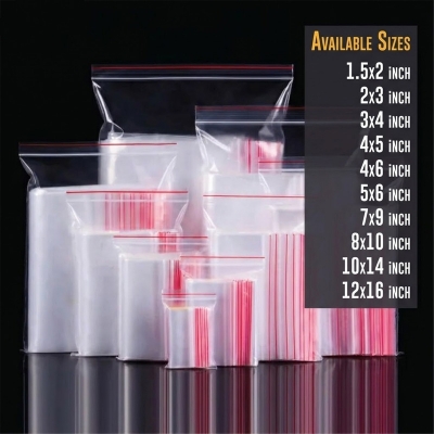 Picture of 10 x 14 Inch Zipper Poly Bag- 25 Piece