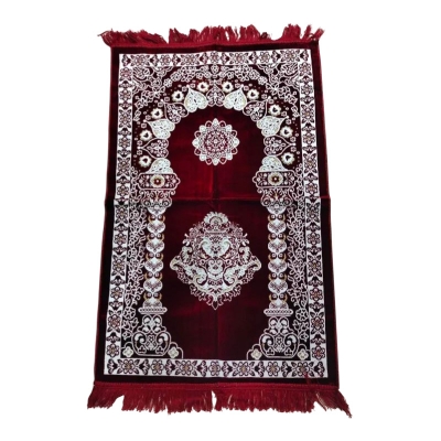 Picture of Multi-Colour Velvet Jaynamaz- Made in Turkey