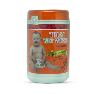 Picture of Thai Wet Wipes For baby 120 PCS (MEDIUM (Orange)