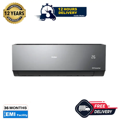 Picture of Haier 1.5 Ton 18000BTU  UltimateCool Inverter AC (HSU-18UltimateCool) With UVC Pro Sterilization, Wifi, Voice Control (Best Price)