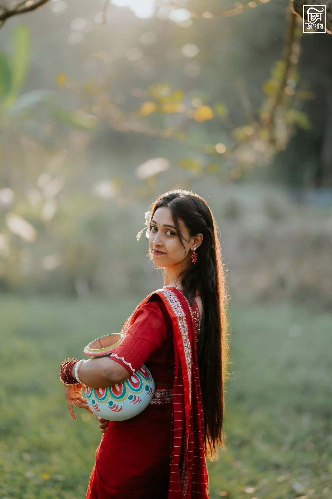 Picture of HalfSilk Nakshi Pair Saree