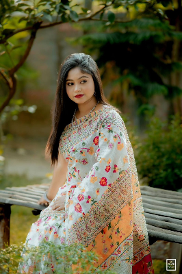 Picture of Viral Afsan Print  Saree