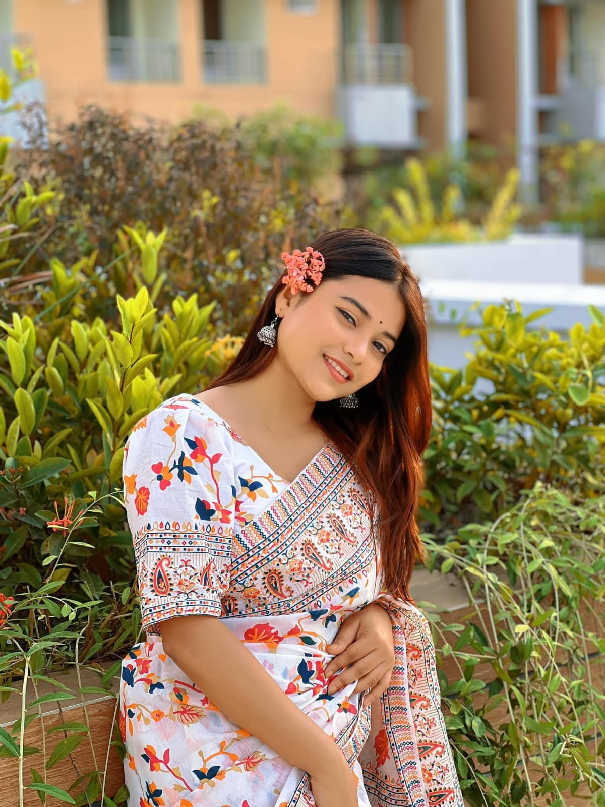 Picture of Tangail Tat Trendy Afsan Print Saree