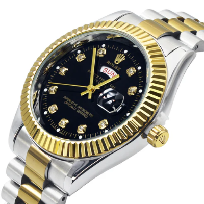 Picture of Rolex Quartz Movement Stainless Steel Analog Watch for Men