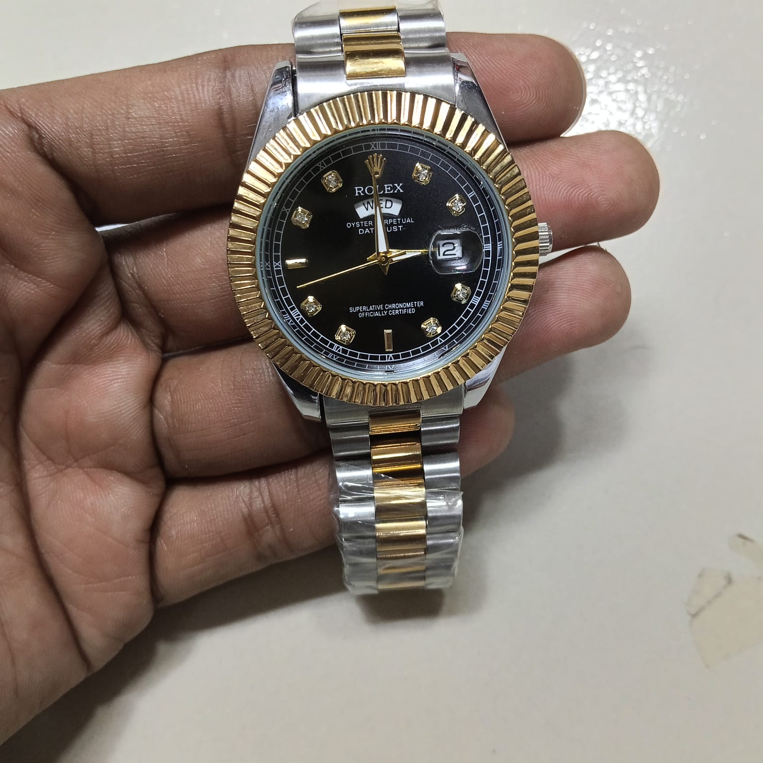 Picture of Rolex Quartz Movement Stainless Steel Analog Watch for Men