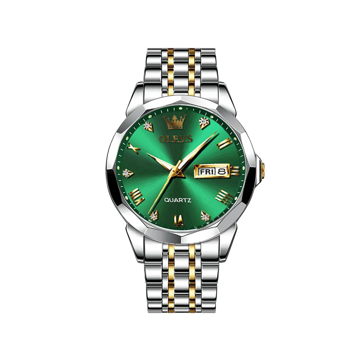 Picture of OLEVS 9931G New Exclusive Design Quartz Watch for Men Green