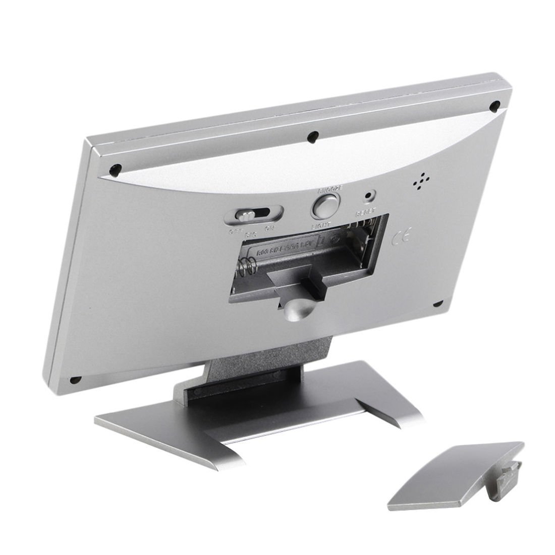 Picture of Digital LCD Clock with Calendar, Temperature Sensor, Alarm for Table and Study Desk