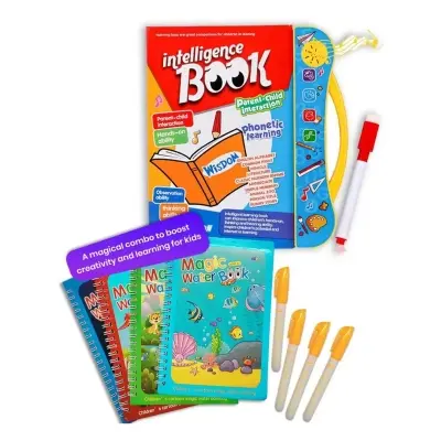 Picture of Intelligence book with Magic Water Drawing Book set (Combo)