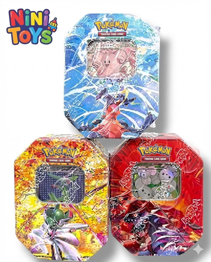 Picture of Pokemon Metal Tin Card Collection Box PK128