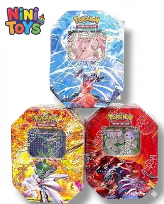 Picture of Pokemon Metal Tin Card Collection Box PK128