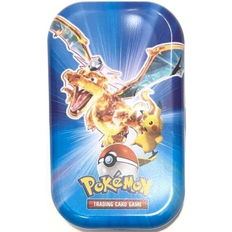 Picture of Pokemon PK180 Metal Tin Box Mastercopy - 60 Card Collection with Unique Art